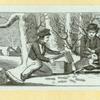 Young men and women at play.