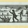 Young men and women at play.