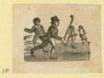 Young men and women at play.