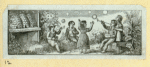 Young men and women at play.