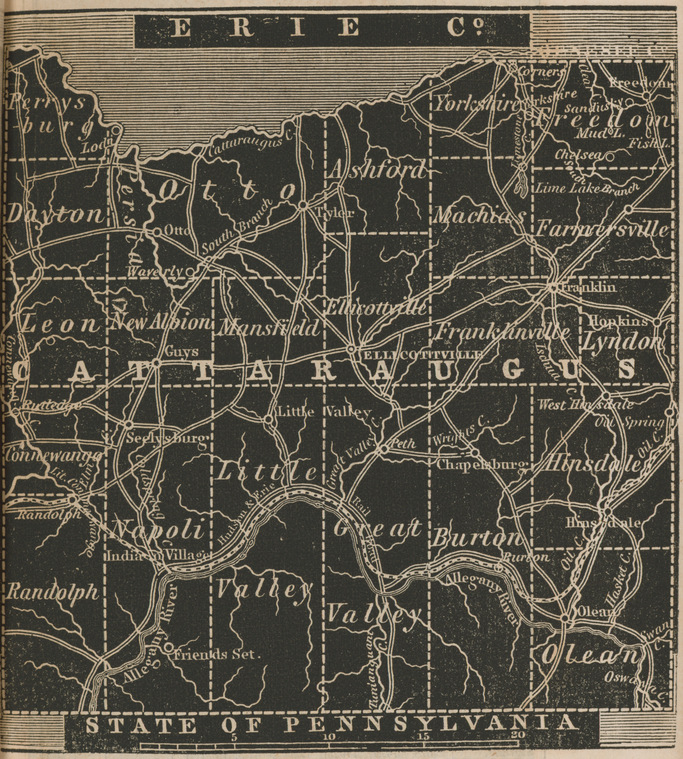 Cattaraugus County. NYPL Digital Collections