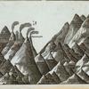 Maps of Greece and comparative diagram of the world's mountain ranges.