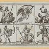 Mythological and zodiacal symbols and signs.