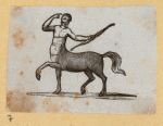 Mythological and zodiacal symbols and signs.