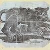 Allegorical image and menacing beast.