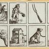 Animals and symbols.