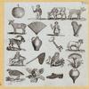 Animals and symbols.
