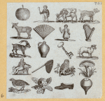 Animals and symbols.