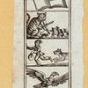 Animals and symbols.