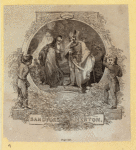 Pages with decorative borders of foliage, children, and animals.