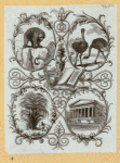 Pages with decorative borders featuring foliage, children, and animals.