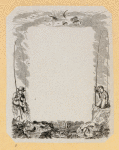 Pages with decorative borders featuring foliage, children, and animals.