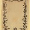 Pages with decorative borders featuring classical scrolling foliage, urns, eagles, flowers, and cherubim.