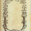 Pages with decorative borders featuring classical scrolling foliage, urns, eagles, flowers, and cherubim.