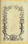 Pages with decorative borders featuring classical scrolling foliage, urns, eagles, flowers, and cherubim.