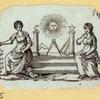 Pages with decorative borders featuring classical scrolling foliage, urns, eagles, flowers, and cherubim.