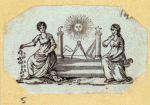 Pages with decorative borders featuring classical scrolling foliage, urns, eagles, flowers, and cherubim.