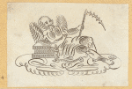 Pages with decorative borders featuring classical scrolling foliage, trees, angels, children, and other devices.