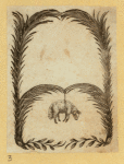 Pages with decorative borders featuring scrolling foliage, cartouches, floral garlands, and acanthus leaves.