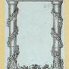 Pages with classical decorative borders featuring columns, floral garlands, scrolling foliage, and acanthus leaves; Biblical and allegorical scenes.