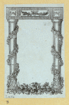 Pages with classical decorative borders featuring columns, floral garlands, scrolling foliage, and acanthus leaves; Biblical and allegorical scenes.