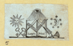 Masonic symbols.