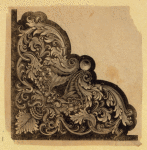 Classical and Baroque decorative details featuring acanthus leaves, swags, cornupias, putti, tragedy and comedy, roundels, and other devices.