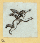 Classical and Baroque decorative details featuring putti.
