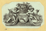 Classical and Baroque decorative details featuring putti.