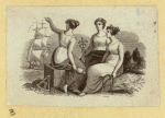 Allegorical scenes featuring women.