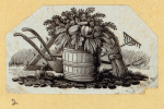 Symbolic devices with such themes as death and harvest.