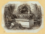 Symbolic devices with such themes as death and harvest.