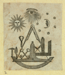 Masonic symbols.