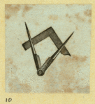 Masonic symbols.