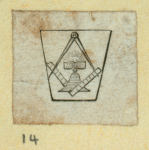 Masonic symbols.