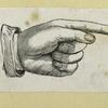 Buildings and hands.