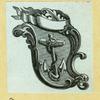 Symbolic devices featuring anchors and strong arm and hammer.