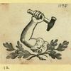 Symbolic devices featuring anchors and strong arm and hammer.