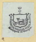 Heraldic shields.