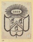 Heraldic shields.