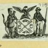 Heraldic shields.