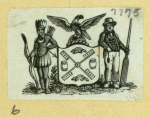 Heraldic shields.