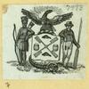 Heraldic shields.