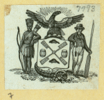 Heraldic shields.