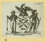 Heraldic shields.