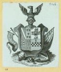 Heraldic shields.