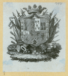 Heraldic shields.