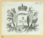 Heraldic shields.