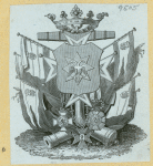 Heraldic shields.