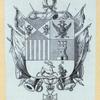Heraldic shields and devices.